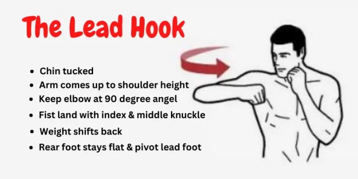 The lead hook an exertive plus basic boxing punch
