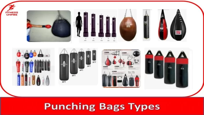 Different types of punching bags