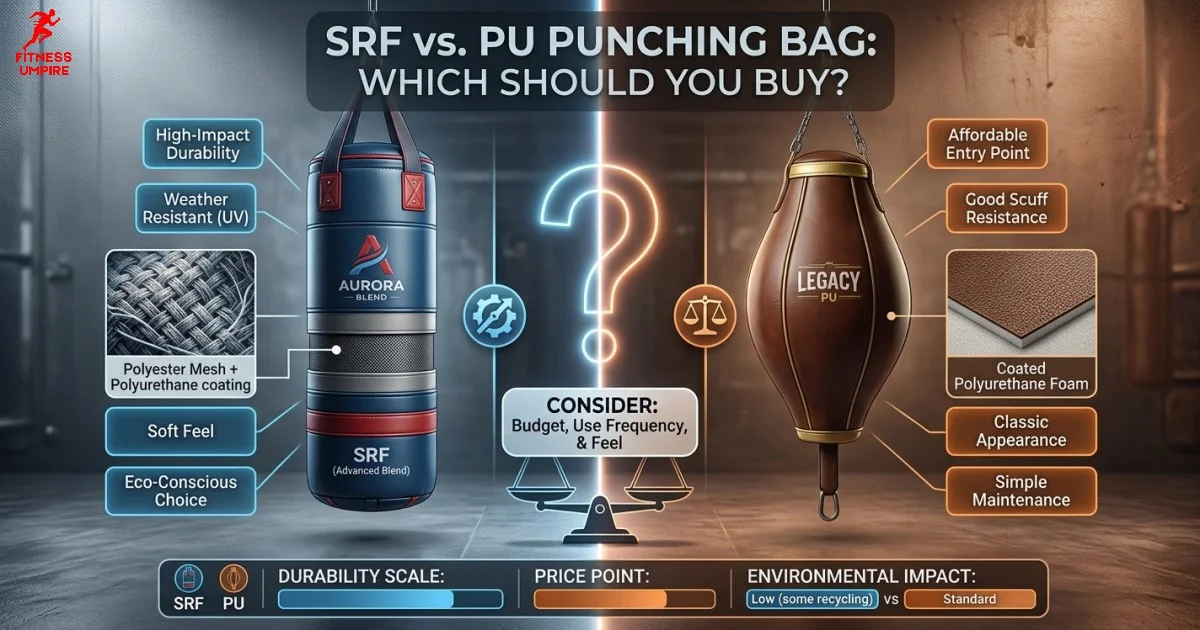 SRF vs. PU Punching Bags: Which Filling material Is Better?